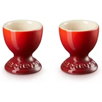 Le Creuset Cerise Stoneware Set of 2 Egg Cups