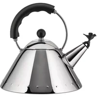 Alessi Bird Shaped Whistle 1.7L Kettle Black