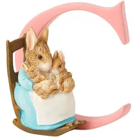 Beatrix Potter C Mrs Rabbit And Bunnies Ornamental Letter