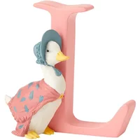 Beatrix Potter L Jemima Puddle Duck Ornamental Letter