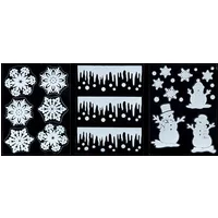 Premier 29 x 40cm Assorted Flocked Window Stickers
