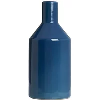 BHS Bottle Ceramic Blue Vase