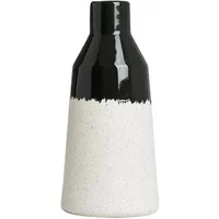 BHS Bottle Shape Black Ceramic Vase