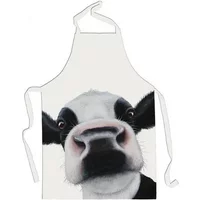 Lucy's Farm Silly Friesian Moo Design Adult Apron