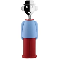 Alessi Alessandro M Corkscrew Light Blue / Red