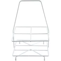 Apollo White Wire Milk 4 Bottle Holder