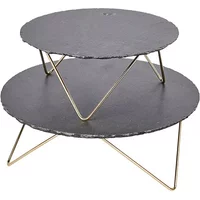 Artesa 2 Tier Slate Serving Platter