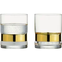 Anton Studio Designs Set of 2 SoHo DOF Tumblers Gold