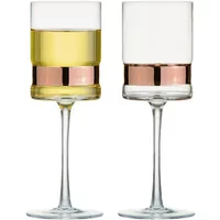 Anton Studio Designs Set of 2 SoHo Wine Glasses Bronze