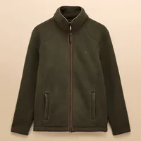 Joules Mens Dark Green Heritage Full Zip Fleece