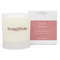 AromaWorks Light Amyris & Orange Medium Candle