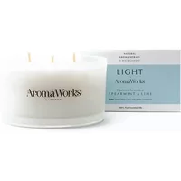 AromaWorks Light Spearmint & Lime 3 Wick Candle