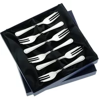 Arthur Price of England Bead Sovereign Stainless Steel Set of 6 Pastry Forks