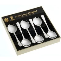 Arthur Price of England Britannia Sovereign Silver Plate Set of 6 Fruit Spoons
