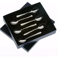 Arthur Price of England Grecian Sovereign Silver Plate Set of 6 Coffee Spoons