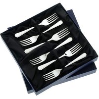 Arthur Price of England Grecian Sovereign Silver Plate Set of 6 Fruit Forks