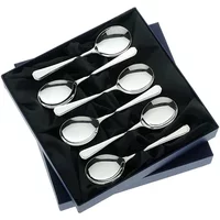Arthur Price of England Grecian Sovereign Silver Plate Set of 6 Fruit Spoons