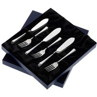 Arthur Price of England Harley Sovereign Silver Plate Set of 6 Pairs Of Fish Eaters