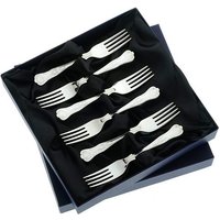 Arthur Price of England Kings Sovereign Silver Plate Set of 6 Fruit Forks
