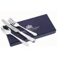 Arthur Price Of England Silver Plated Dubarry Design Childrens 3 Piece Cutlery Gift Box Set