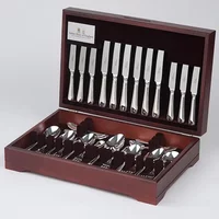 Arthur Price of England Rattail Sovereign Silver Plate 124 Piece Canteen FREE Extra 12 Tea Spoons