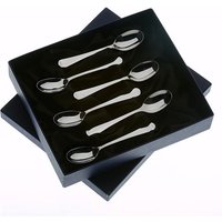 Arthur Price of England Rattail Sovereign Stainless Steel Set of 6 Coffee Spoons