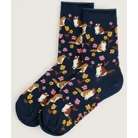 Seasalt Womens Bamboo Arty Socks Lazy Days Maritime Size 4-7
