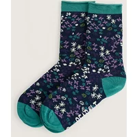 Seasalt Womens Bamboo Arty Socks Forest Ditsy Mix Size 4-7