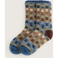 Seasalt Mens Cabin Socks Cothan Multi Size 8-12