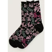 Seasalt Womens Arty Socks Painted Seaweed Inkwell Size 4-7
