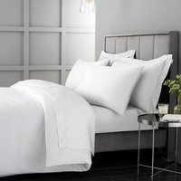 Bianca Fine Linens Cotton Sateen Flat Sheet White