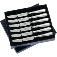 Arthur Price of England Bead Sovereign Silver Set of 6 Tea Knives
