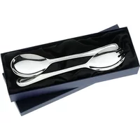 Arthur Price of England Bead Sovereign Stainless Steel Salad Servers