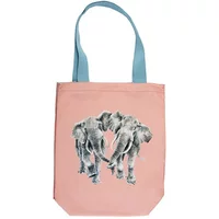 Wrendale Designs 'Age Is Irrelephant' Canvas Tote Bag