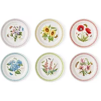 Portmeirion Botanic Garden Meadow Set of 6 Dinner Plates