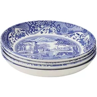 Spode Blue Italian Set of 4 23cm Pasta Bowls