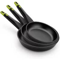 BRA Foodie Set of 3 18cm, 22cm & 26cm Frying Pans