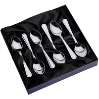 Arthur Price of England Britannia Sovereign Silver Plate Set of 6 Teaspoons