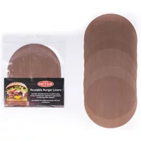 Bake-O-Glide Reusable Non Stick Burger Liners