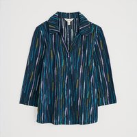 Seasalt Wavecrest Shirt Painterly Stripe Maritime Size 08