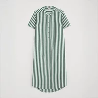 Seasalt Harbour Movement Dress Mini Scallion Dark Forage