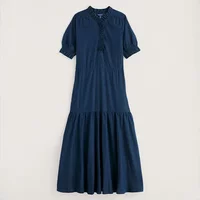 Seasalt Feather Star Dress Mid Wash Indigo