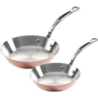 Samuel Groves Copper Induction 2 Piece Frypan Set 20cm & 26cm