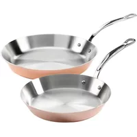 Samuel Groves Copper Induction 26cm & 30cm Frypan Set