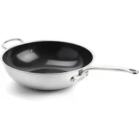 GreenPan Premiere 3-Ply Stainless Steel Non-Stick 30cm / 4.7L Wok