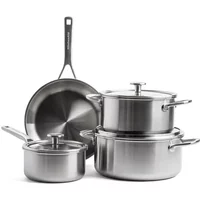 KitchenAid Multi-Ply Stainless Steel 7 Piece Cookware Set