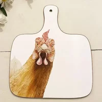 Lucy's Farm Vivienne the Chicken Design Large Chopping Board