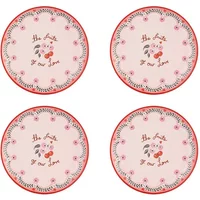 Cath Kidston Cherry Set of 4 Melamine Side Plates