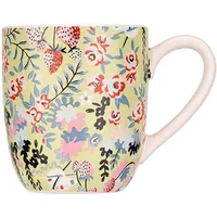 Cath Kidston Painted Table Ditsy Floral Breakfast Mug Green
