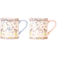 Cath Kidston Fable Bears Set of 2 Mr & Mrs Mugs